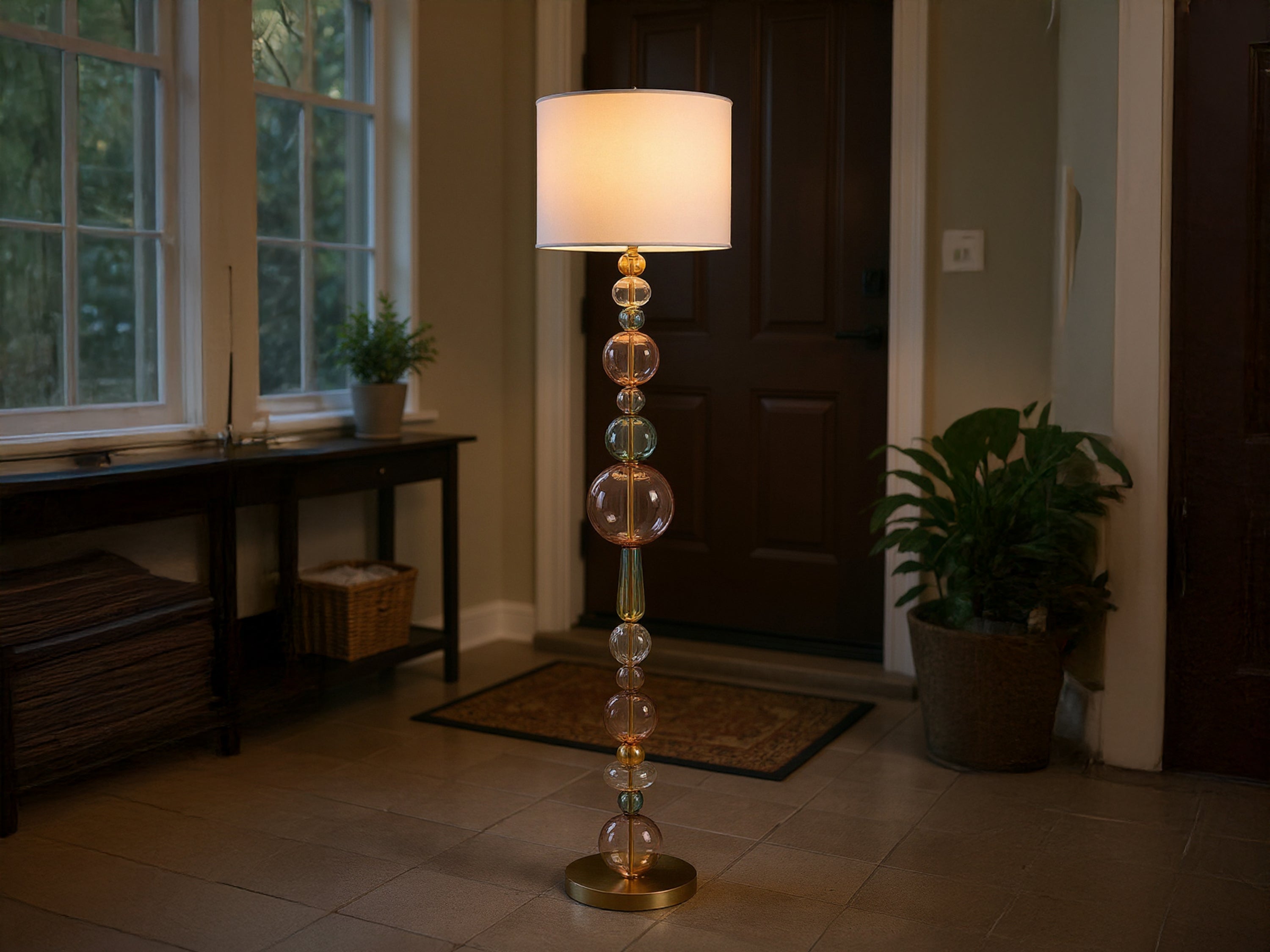 Customized Handmade Glass Floor Lamp